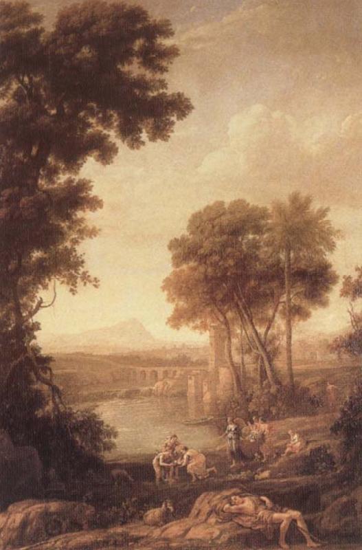 Claude Lorrain Moses Rescued from the Waters China oil painting art